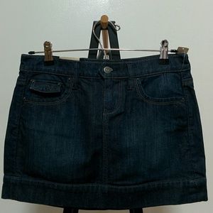 Five Pocket Denim Mini Skirt